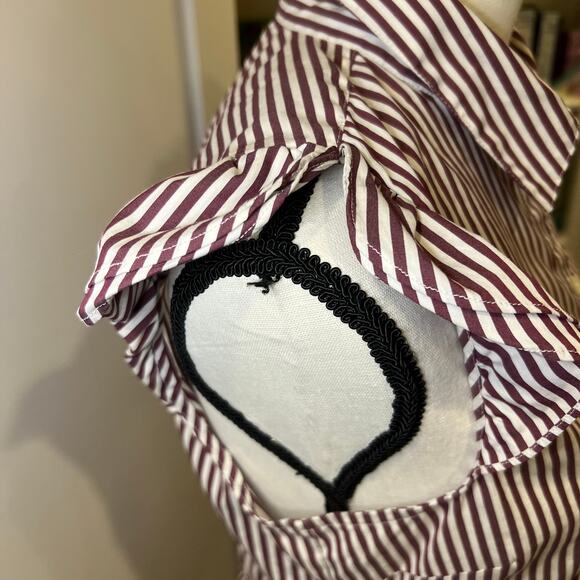 Juicy Couture Women's Striped Sleeveless Top Size 8 - Picture 4 of 5